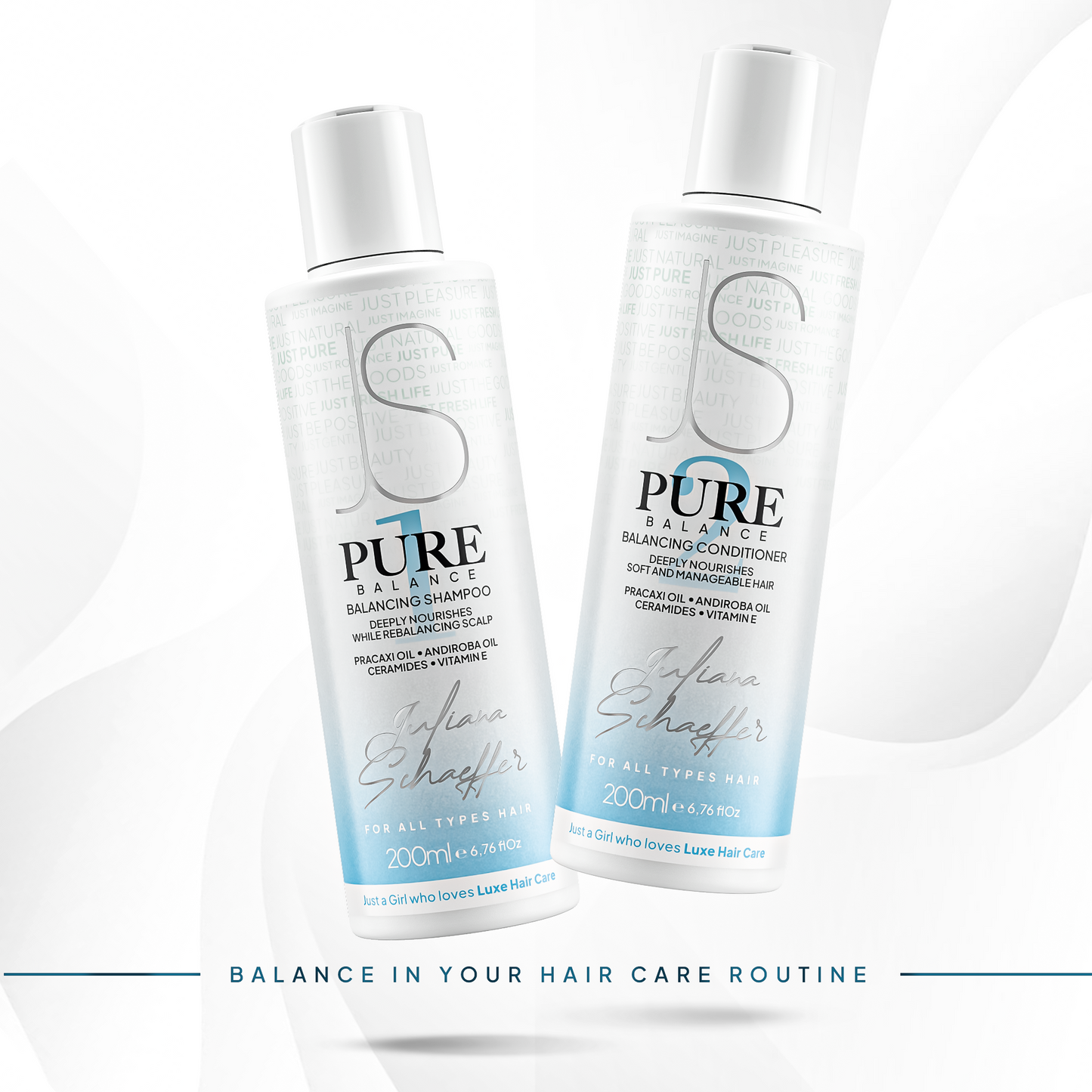 Kit JS Pure Balance - Shampoo & Conditioner 200ml/each