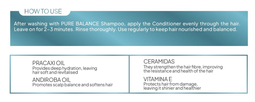 Kit JS Pure Balance - Shampoo & Conditioner 200ml/each