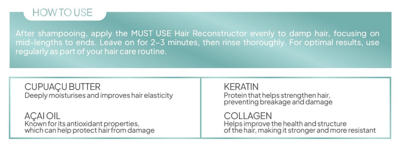 MUST USE JS Hair Reconstructor - 200ml